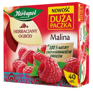 HERBAPOL Dua Paczka Malina 40 szt.